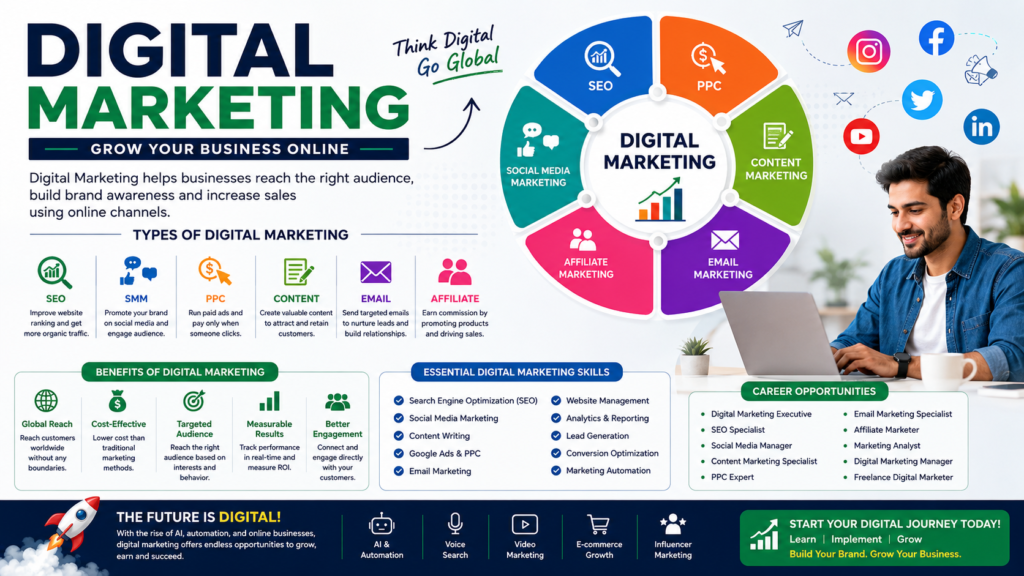 Digital Marketing: A Complete Guide to Grow Your Business Online